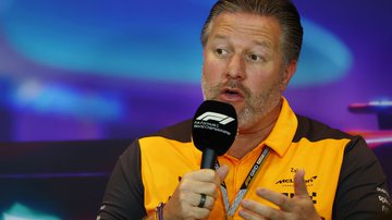 Zak Brown, chefe de equipe da McLaren - Getty Images