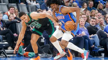 Boston Celtics é derrotado pelo OKC na NBA - Getty Images