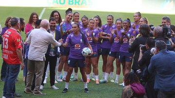 Lula visita treino do Brasil antes da Copa do Mundo Feminina - Valter Campanato/ Agência Brasil/ Fotos Públicas