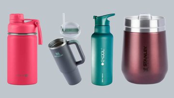 Confira dicas de alguns modelos de copos e garrafas térmicas que vão fazer toda a diferença na sua rotina - Reprodução/Amazon