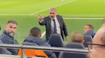Técnico do Tottenham discute com torcedor que pedia por derrota - Reprodução