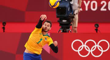 Líder do Brasil, Bruninho não conseguiu mais uma medalha nas Olimpíadas - GettyImages