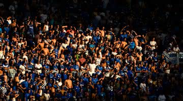 Torcida do Cruzeiro no clássico contra o Atlético Mineiro pela 32ª rodada do Brasileirão - GettyImages