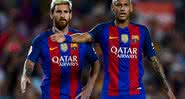 Messi e Neymar jogaram juntos por quatro anos e conquistaram dez títuos com o Barcelona - Getty Images