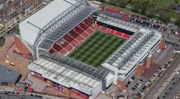 Anfield, do Liverpool, é o terceiro estádio mais citado no Instagram - GettyImages