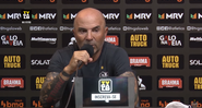Jorge Sampaoli, treinador do Atlético Mineiro - Transmissão TV Galo