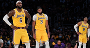 Lebron James, Russell Westbrook e Anthony Davis decidem jogo contra os Rockets - Getty Images