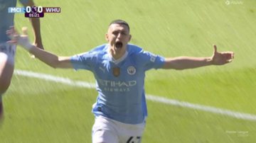 Manchester City marca primeiro gol na Premier League - Reprodução Star+