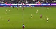 Com o empate, o West Ham é o primeiro time na zona de rebaixamento da Premier League - Reprodução Youtube West Ham United FC