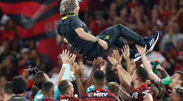 Jorge Jesus e Flamengo foram campeões da Copa Libertadores e do Brasileirão 2019 - Getty Images