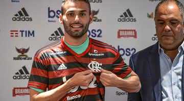 Thiago Maia foi contratado nesta temporada - Marcelo Cortes / Flamengo