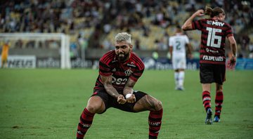 Gabigol brincou mais uma vez com os adversários - Alexandre Vidal / Flamengo