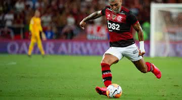 Gabigol no jogo da Recopa - Alexandre Vidal / Flamengo