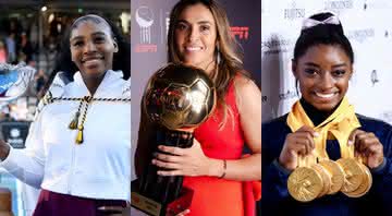 Serena Williams, Marta Silva e Simone Biles - GettyImages