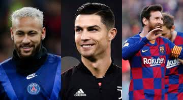 Neymar, Cristiano Ronaldo e Messi são os atletas mais seguidos - GettyImages