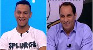 Souza e Edmundo trabalharam juntos no Vasco - Transmissão Fox Sports