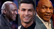 Michael Jordan, Cristiano Ronaldo e Mike Tyson são um dos atletas mais bem pagos do mundo - GettyImages