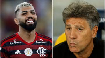 Gabigol e Renato Gaúcho são os protagonistas de Flamengo x Grêmio - GettyImages
