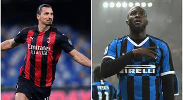 Ibrahimovic e Lukaku esquentaram a rivalidade entre Milan e Inter de Milão - GettyImages