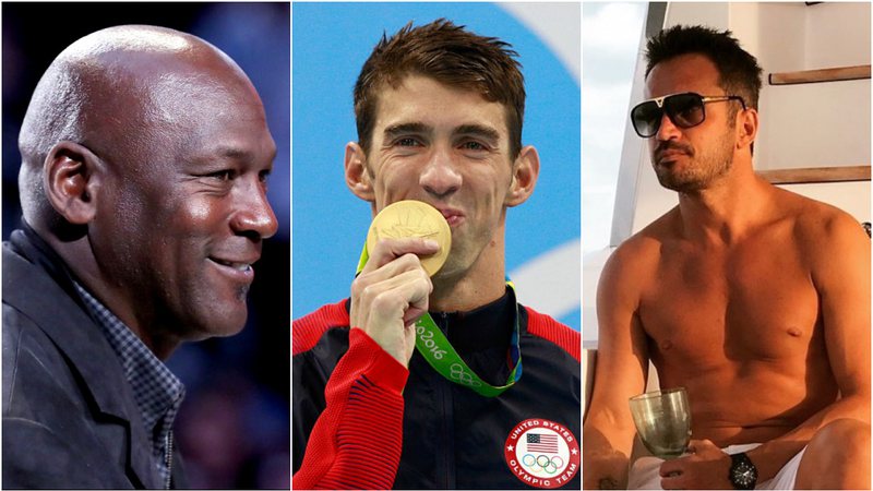 Jordan, Phelps e Falcão foram alguns dos nomes que retornaram ao mundo dos esportes - GettyImages / Reprodução / Instagram