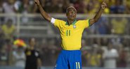 Romário em ação com a camisa da Seleção Brasileira - Lucas Figuered/CBF
