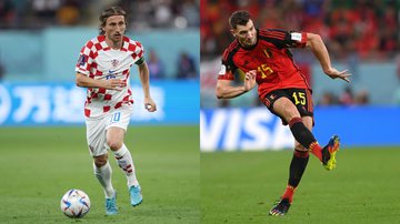 Croácia e Bélgica pela Copa do Mundo - Getty Images