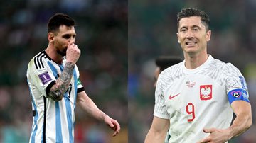 Messi x Lewandowski fazem confronto decisivo na Copa do Mundo - GettyImages