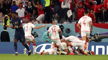 Tunisia abriu o placar contra a França na Copa do Mundo e levou a web à loucura - GettyImages