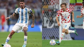 Argentina e croácia pela Copa do Mundo - Getty Images