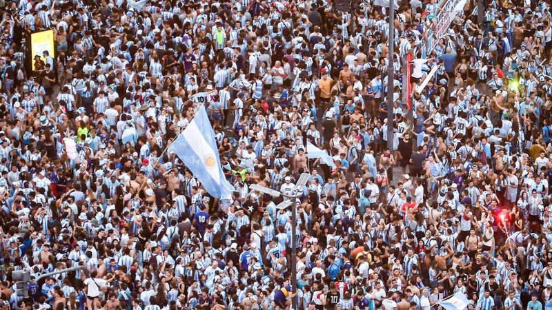 Torcedores argentinos fizeram reclamações após a final da Copa do Mundo - Getty Images