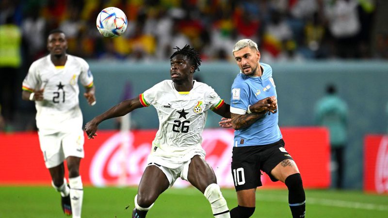 Gana e Uruguai se enfrentaram na Copa do Mundo 2022 - Getty Images