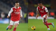 Gabriel Jesus e Martinelli vinham se destacando pelo Arsenal na atual temporada - Getty Images