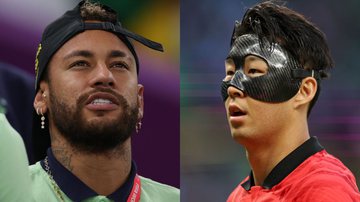 Brasil x Coreia do Sul marca o encontro entre Neymar e Son - GettyImages