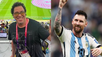 Casagrande elogia Messi, que defende a Argentina na Copa do Mundo 2022 - Reprodução/Instagram/GettyImages