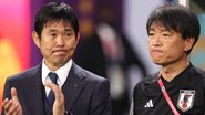 Técnico do Japão celebra classificação histórica - Getty Images