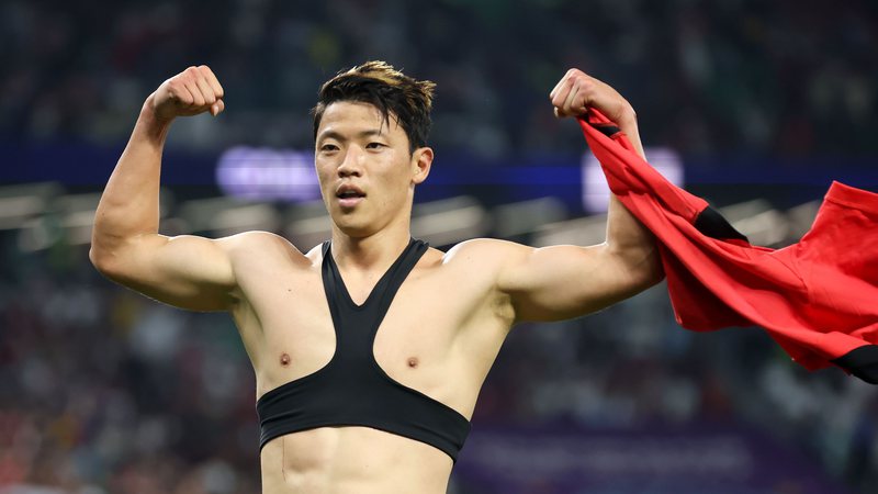 Coreano marca gol histórico e comemora como Gabigol - Getty Images