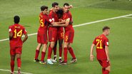 Espanha vencendo Japão na Copa do Mundo - Getty Images