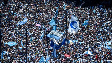 Festa argentina tomou índices impressionantes nesta terça-feira - Getty Images