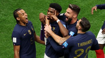 França e Inglaterra se enfrentaram pelas quartas de final da Copa do Mundo - GettyImages