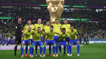 Jogadores brasileiros lamentaram a queda na Copa do Mundo - GettyImages
