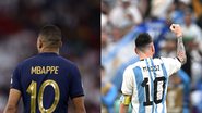 Duelo Messi x Mbappé tem tirado o sono dos jornais argentinos antes da final da Copa do Mundo - GettyImages