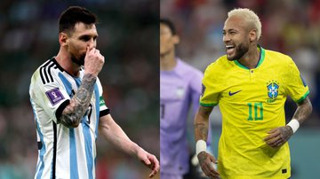 Brasil x Argentina pode acontecer na semifinal da Copa do Mundo do Catar - GettyImages/Lucas Figueiredo