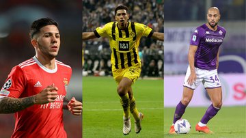 Enzo Fernández, Bellingham e Amrabat estão na mira do Liverpool - Getty Images