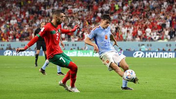 Marrocos x Espanha foi definido na Copa do Mundo 2022 - Getty Images