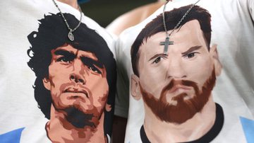 Messi e Maradona sempre vão ser temas de discussão na Argentina - GettyImages