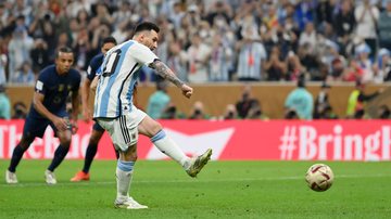 A Argentina saiu na frente do placar contra a França e Lionel Messi levou a internet à loucura - GettyImages