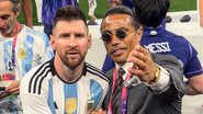 Messi se irritou, mas tirou a foto com o 'chef das estrelas' - Reprodução / Instagram