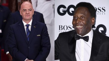 Presidente da Fifa presta homenagem a Pelé - Getty Images