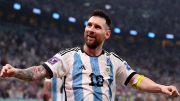 Messi, que defende a Seleção Argentina na Copa do Mundo - Getty Images