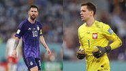 Szczesny e Messi se enfrentaram na Copa do Mundo 2022 em Polônia x Argentina - Getty Images